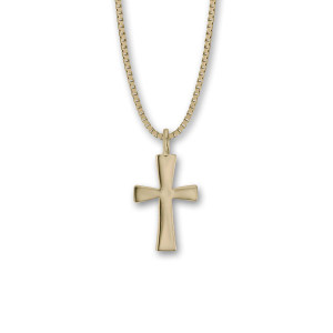 14K Gold First Cross Pendant