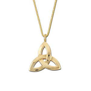 14K Gold Celtic Knot Pendant