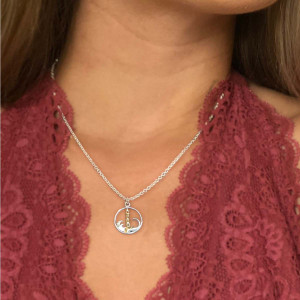 Sterling Silver & 14K Gold Lighthouse Pendant