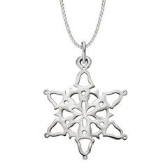 Sterling Silver 2014 Snowflake Pendant