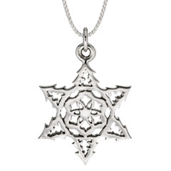 Latest 2015 Sterling Silver Snowflake Pendant