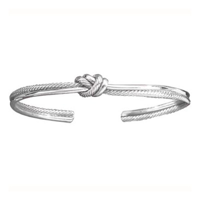 Sterling Silver Crew Knot Cuff Bracelet Sterling Silver Crew Knot Cuff Bracelet