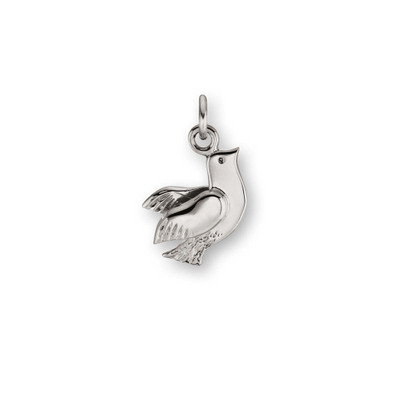 Sterling Silver Dove Charm Sterling Silver Dove Charm