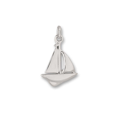 Sterling Silver Sloop Charm Sterling Silver Sloop Charm