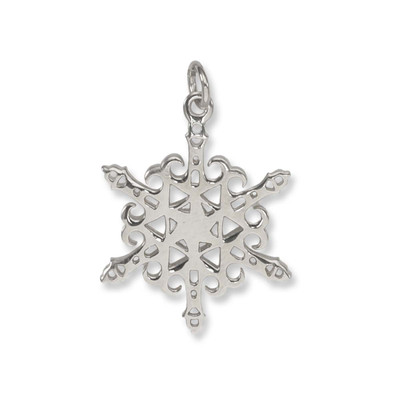 925 Crystal Snowflake Charm – Thea Martin Jewellery