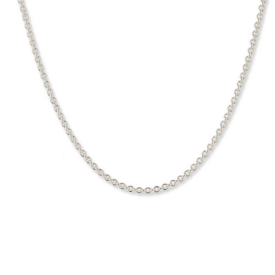 Sterling Silver, 2mm, Cable Chain