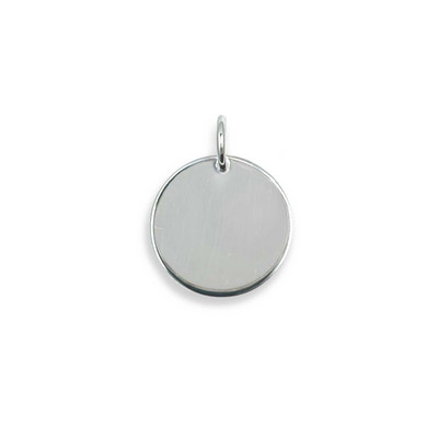 Sterling Silver Personalized Disk Sterling Silver Personalized Disk