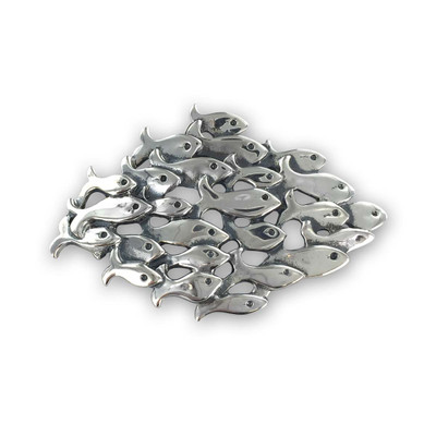 Sterling Silver Summer School Pin Pendant