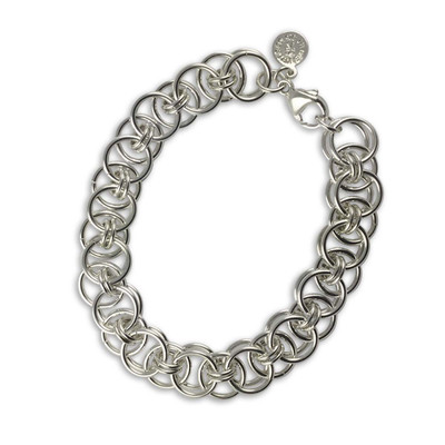 Sterling Silver Helm Chain Bracelet