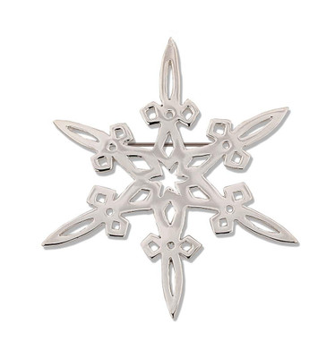 JHBreakell Sterling Silver 1998 Snowflake Pin JHBreakell Sterling Silver 1998 Snowflake Pin
