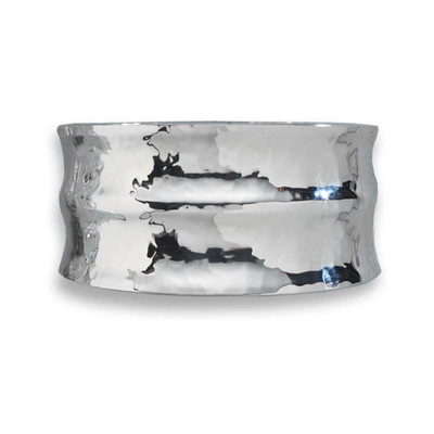 JHBreakell Sterling Silver Ripple Cuff Bracelet