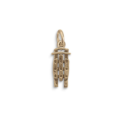 JHBreakell 14K Gold Sled Charm JHBreakell 14K Gold Sled Charm