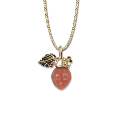 JHBreakell 14K Gold Strawberry Fields Pendant JHBreakell 14K Gold Strawberry Fields Pendant