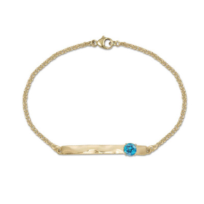 14k Gold Sleek Charming Diamond Bracelet