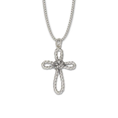 JHBreakell Sterling Silver Crew Knot Cross JHBreakell Sterling Silver Crew Knot Cross