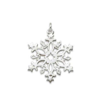 JHBreakell Sterling Silver 2021 Celestial Snowflake Charm JHBreakell Sterling Silver 2021 Celestial Snowflake Charm
