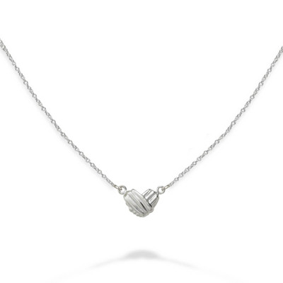 Sterling Silver Petite Wrapped Around My Heart Necklace Sterling Silver Petite Wrapped Around My Heart Necklace