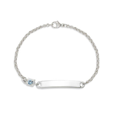 14K Gold ID Bracelet with Paperclip Chain - J.H. Breakell and Co.