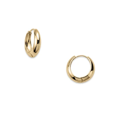 14K Gold Zoe Huggie Hoops