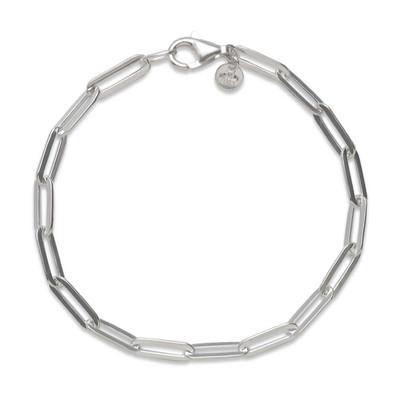Wear Sterling Silver Anchor Chain Bracelet