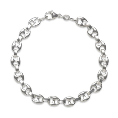 Sterling Silver Anchor Chain Bracelet Sterling Silver Anchor Chain Bracelet