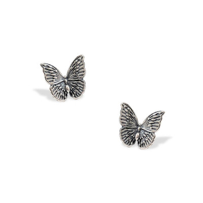 Sterling silver butterfly earrings