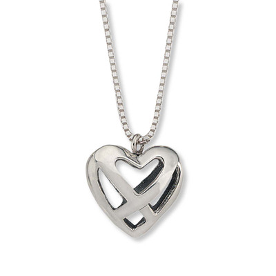 Beautiful Sterling Silver Celtic Heart Pendant Beautiful Sterling Silver Celtic Heart Pendant