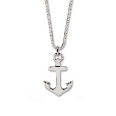 Sterling Silver Small Handcrafted Anchor Pendant Sterling Silver Small Handcrafted Anchor Pendant