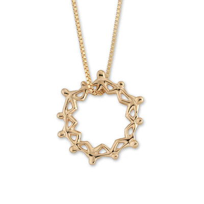 14K Gold Hand In Hand Pendant 14K Gold Hand In Hand Pendant
