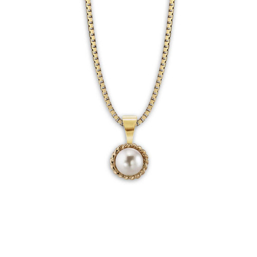 ブレスレット LESS IS MORE Y Pearl 14K Gold Field Necklace 14K Gold Enduring Grace Freshwater Pearl Pendant - JH
