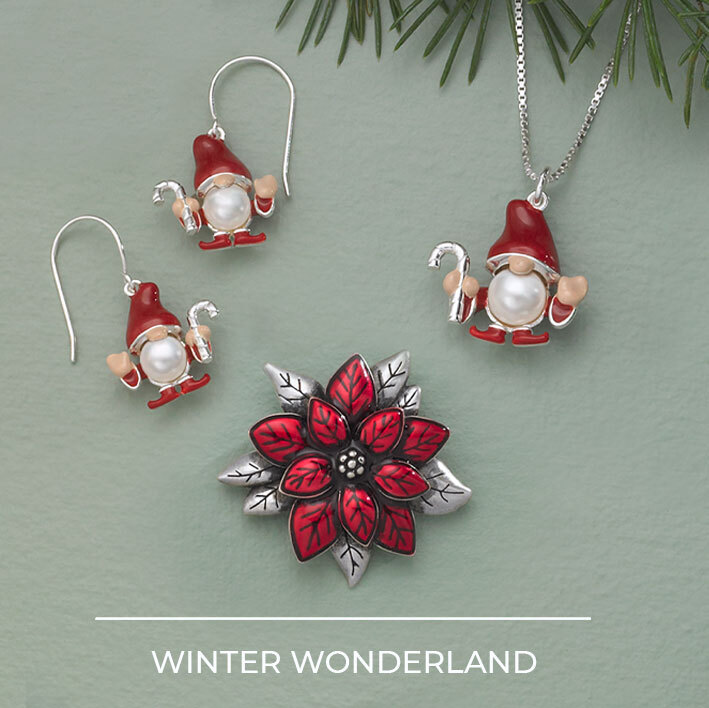 Shop JH Breakell for fun & festive Sterling Silver & Gold jewelry for the Holiday lover in your life.
