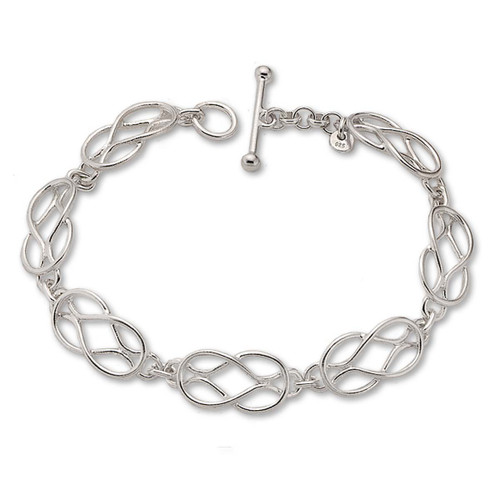 Sterling Silver Love Knot Bracelet | by JH Breakell