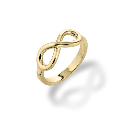 Metal Golden Infinity Ring at Rs 49/piece in Gurgaon | ID: 25985835573