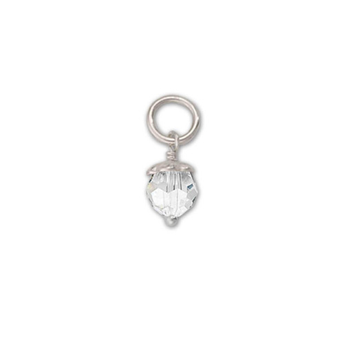 ★【DIESEL】 Holi C Logo Keyring Silver Crystal★ Women's Metal keyring with logo plaque | Silver | Diesel