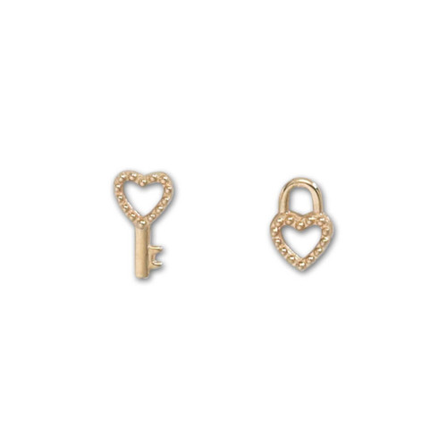 1Pair Stainless Steel Earrings Heart Lock Key Romantic Earrings Wedding  Valentine'S Day Jewelry Party Gift | SHEIN