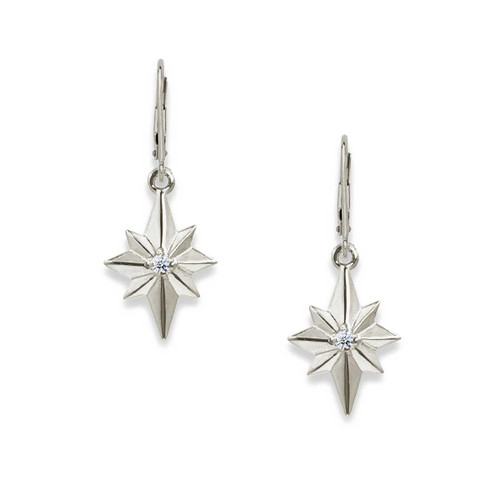 Diamond Aztec Michelle North Star Trio Stud Earrings