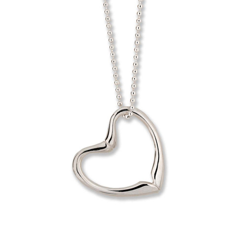 Sterling Silver Ringlet Charm Holder Necklace | by JH Breakell