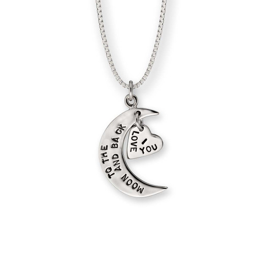 Love you To the Moon & Back pendant, Sentimental Pregnancy Gifts
