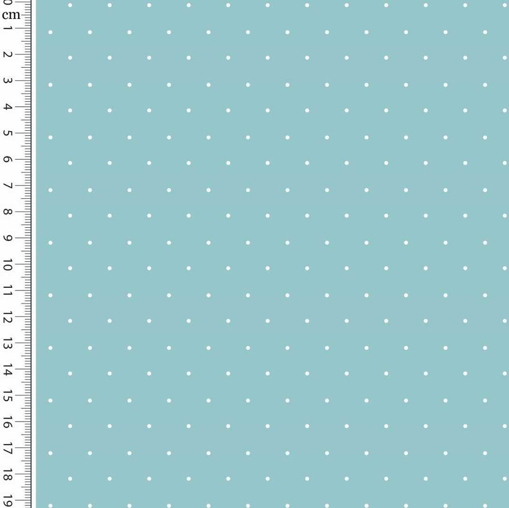 Mini Dots on Light Blue Cotton Lycra