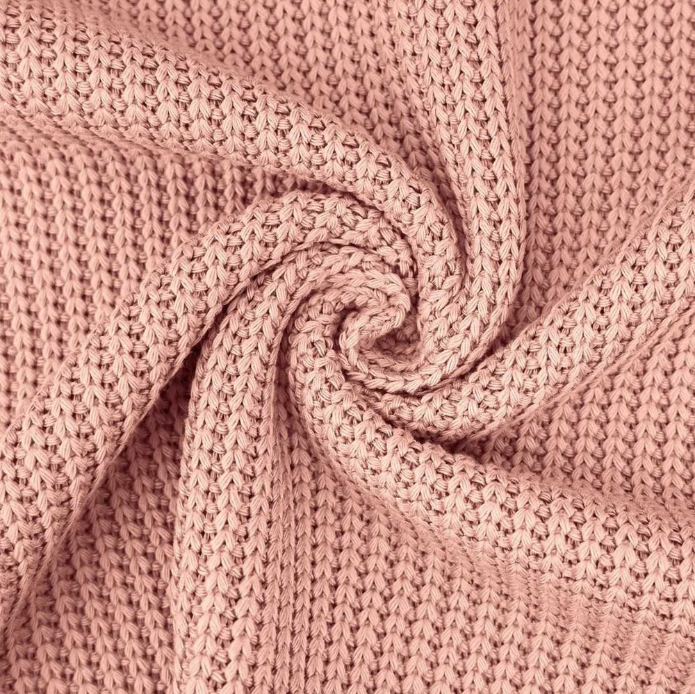 Old Rose Cotton Knitted