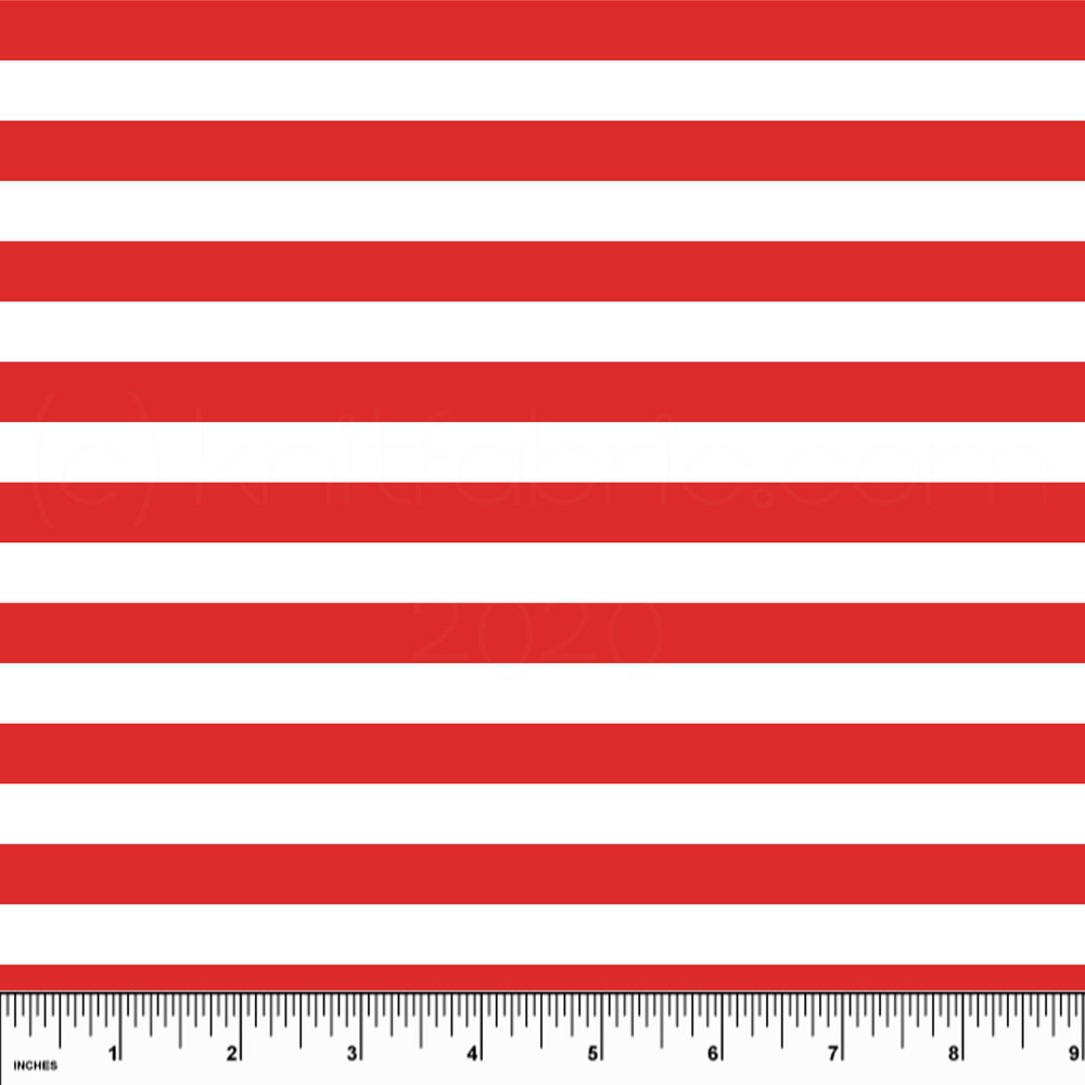 Custom Old Glory Stripes Cotton Lycra Knit