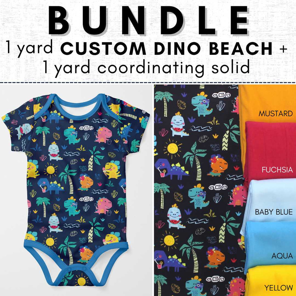 Custom Dino Beach & Solid Bundle