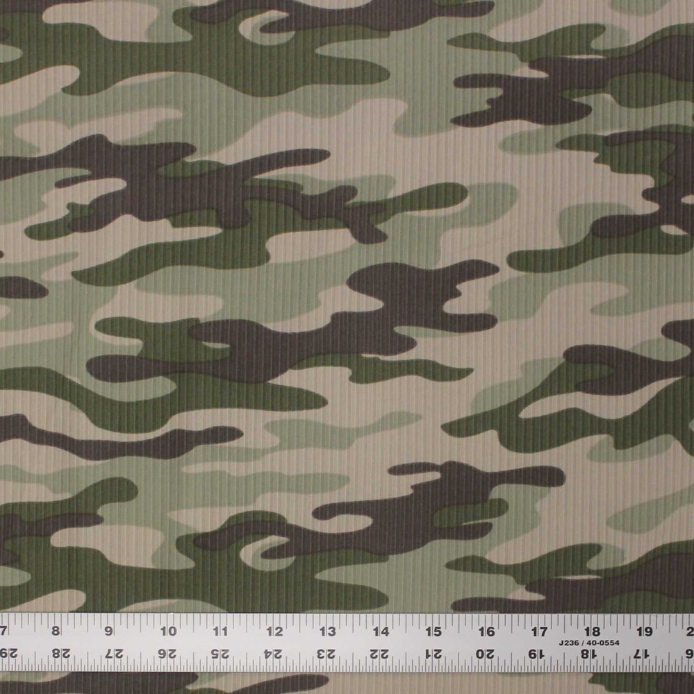 Camouflage 4x2 Rib Knit