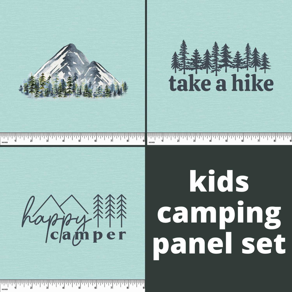 Custom Kids Happy Camper Panel Set