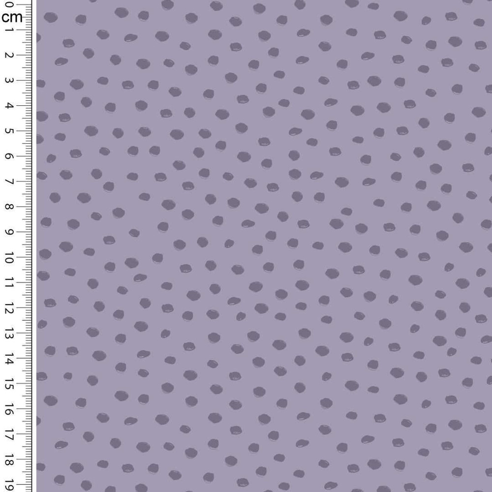 Lilac Polka Dots on Lilac Cotton Lycra