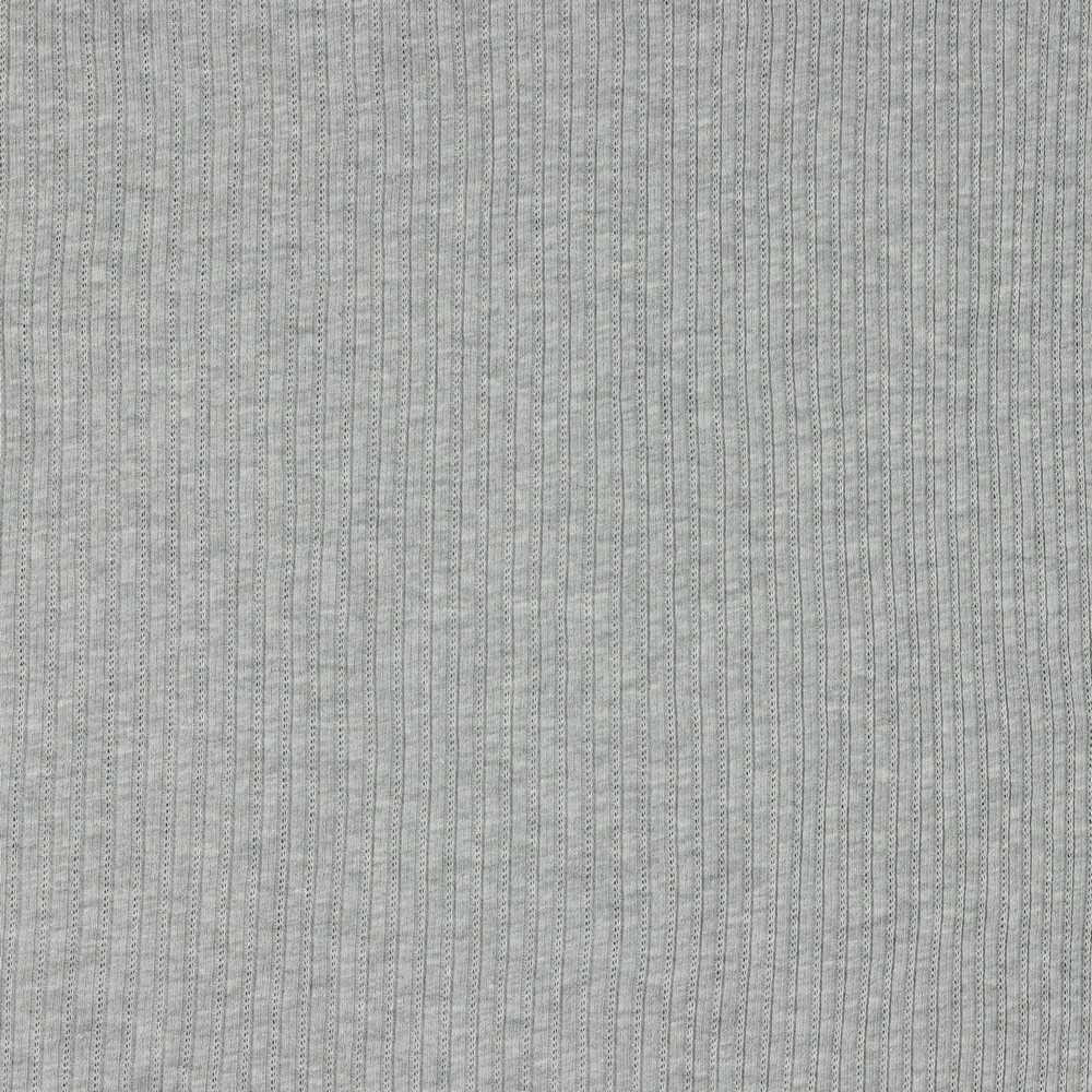 Heather Gray Cable Rib Knit Euro Knits