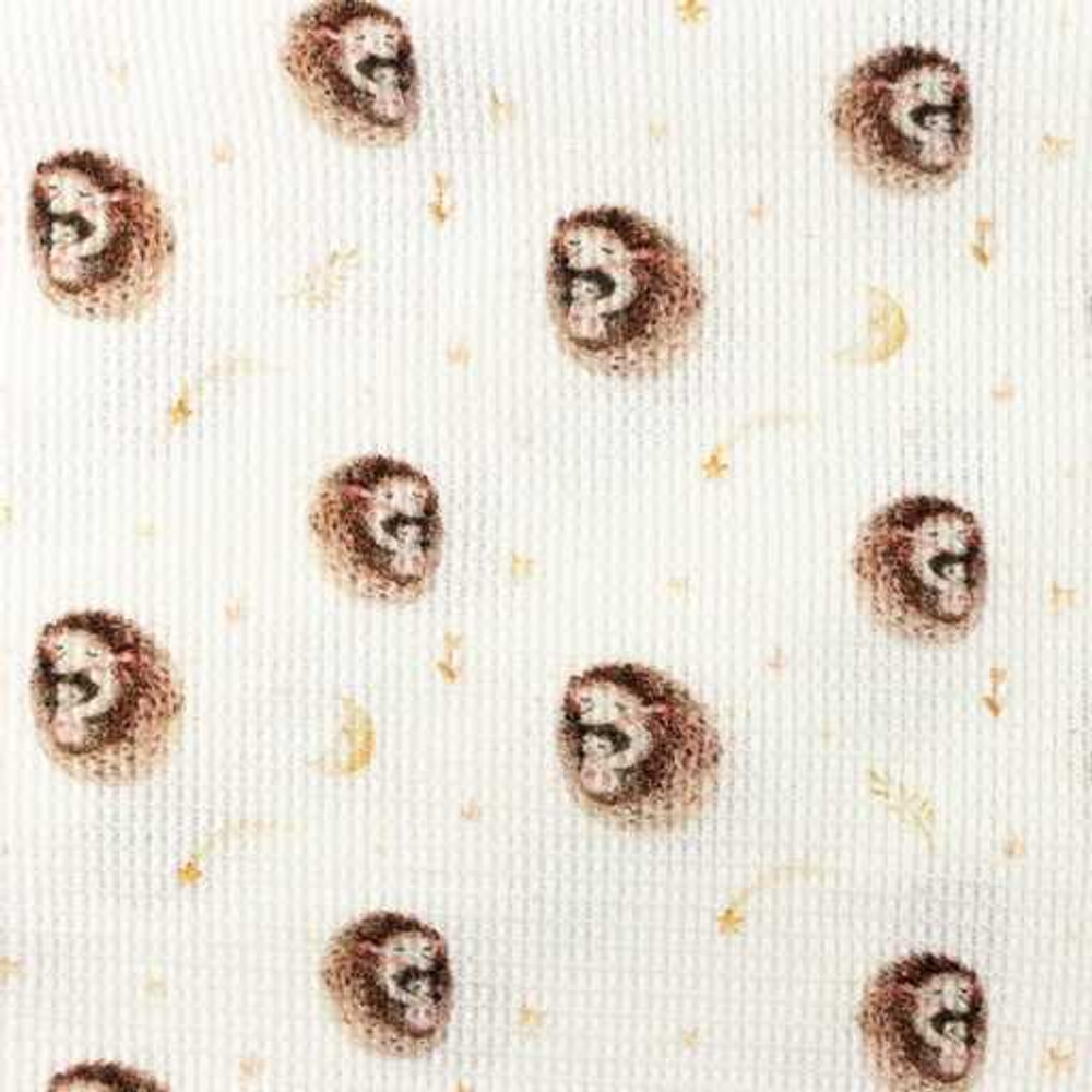 Hedgehogs 100% Cotton Waffle Jersey
