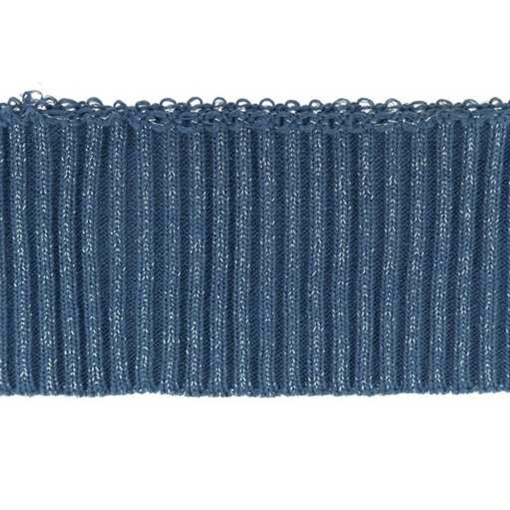 Denim Blue Sparkle Cuff Rib