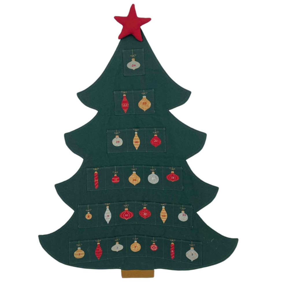 DIY Canvas Christmas Tree Advent Kit