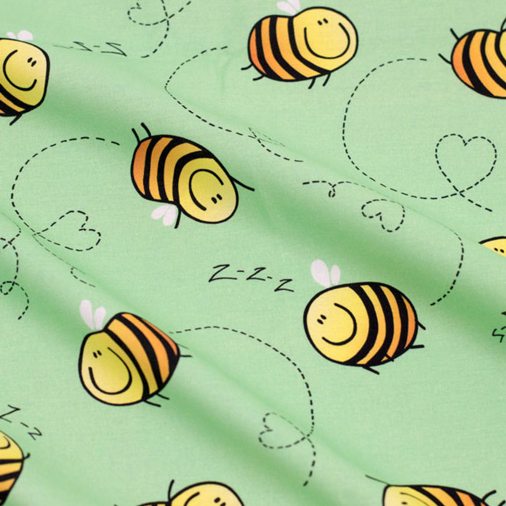 Happy Bees Quilting Cotton